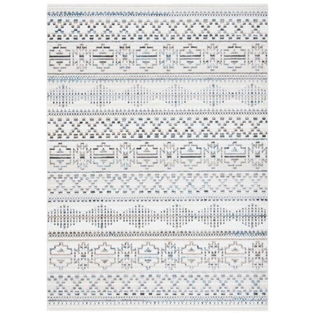 Safavieh 2 ft. 4 in. x 9 ft. Sedona 800 Global Rectangle Power Loomed Rug - Ivory & Gray SED807A-29